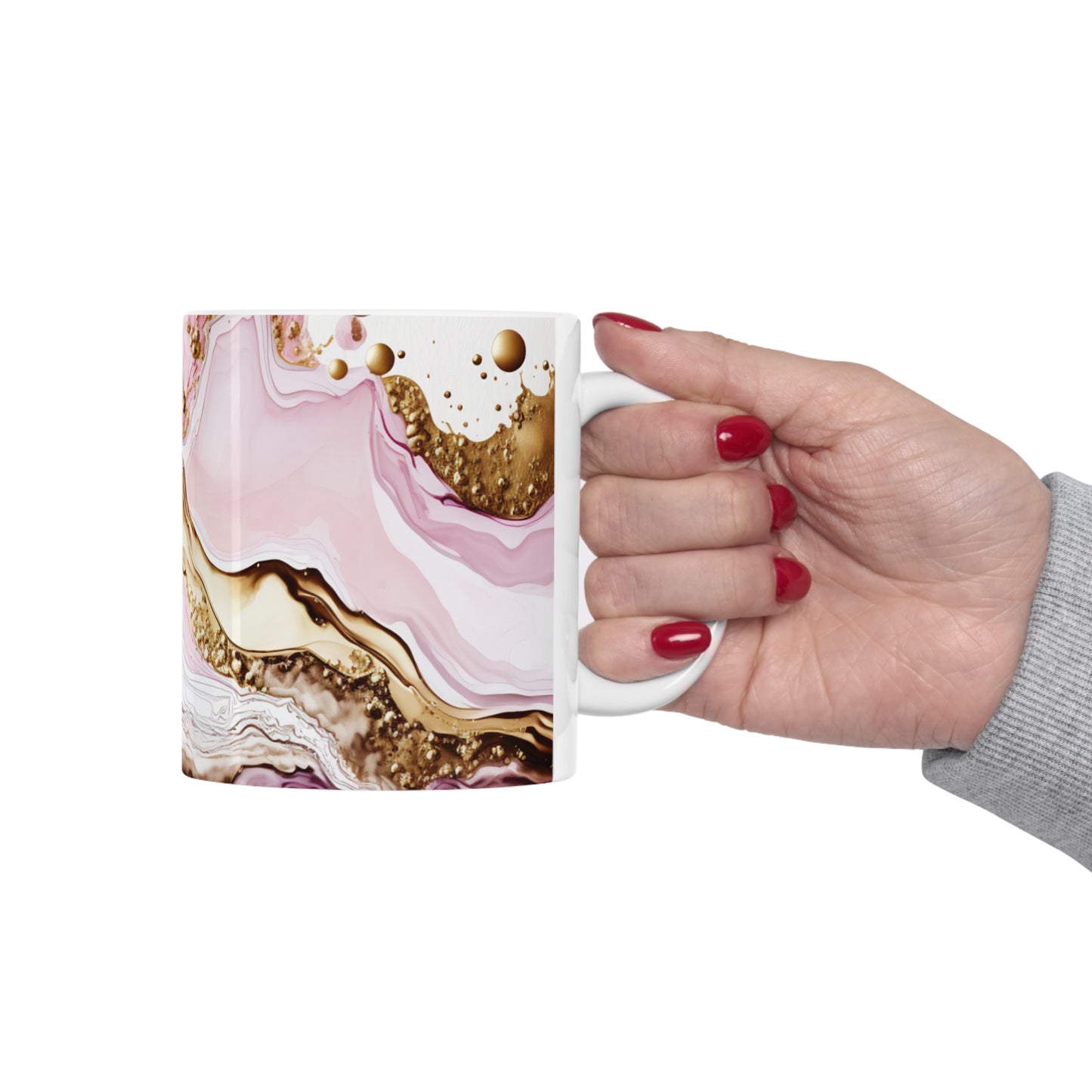 Refuel Pink Gold -Ceramic Mug 11oz