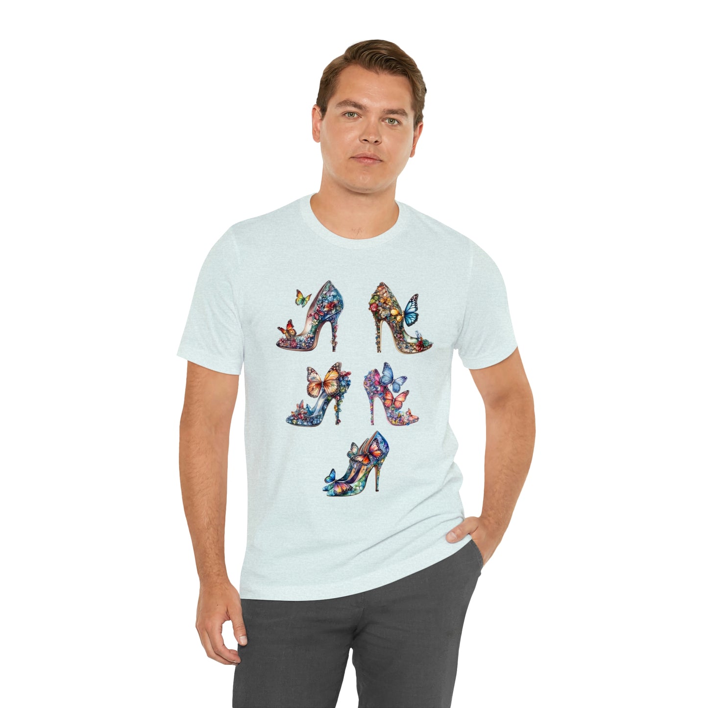 Butterfly Stilettos-Unisex Jersey Short Sleeve Tee