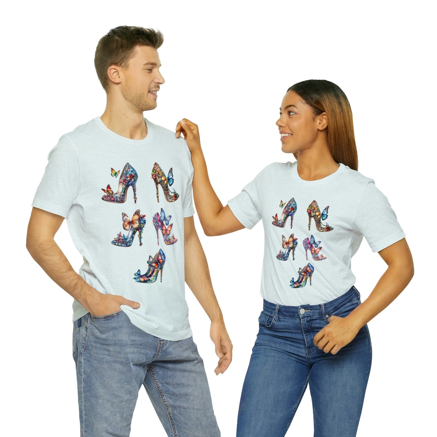 Butterfly Stilettos-Unisex Jersey Short Sleeve Tee