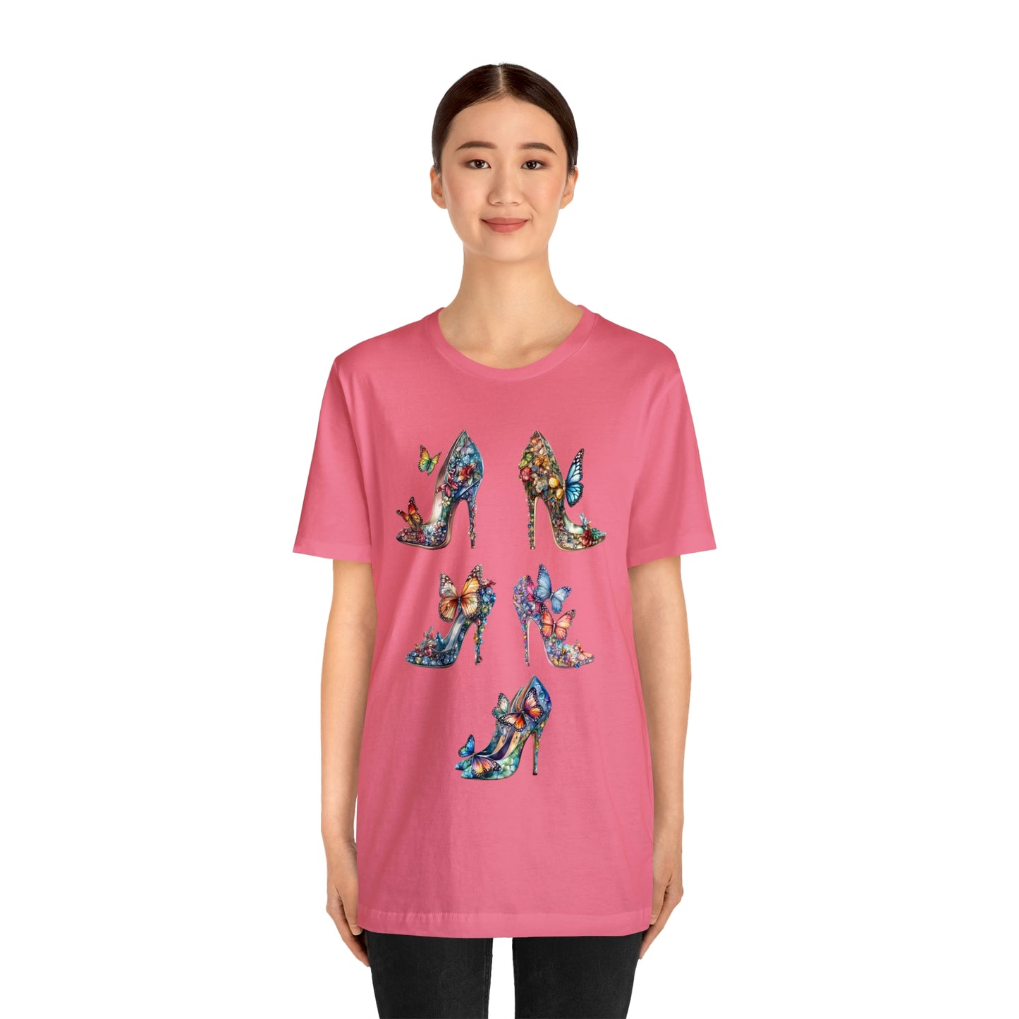 Butterfly Stilettos-Unisex Jersey Short Sleeve Tee