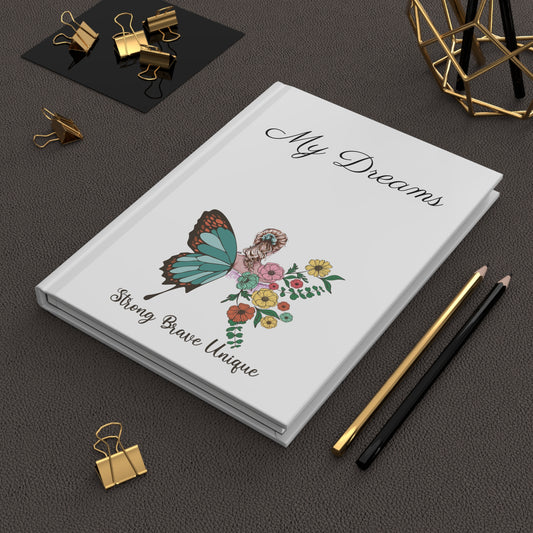 Butterfly-My Dreams Series Hardcover Journal