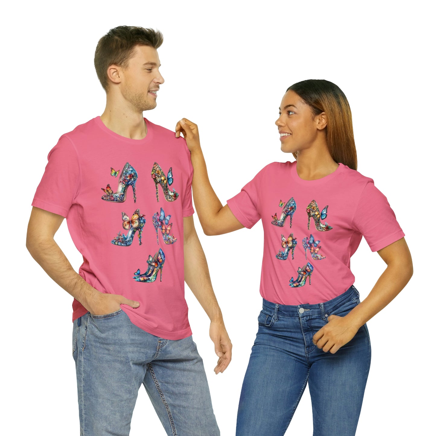 Butterfly Stilettos-Unisex Jersey Short Sleeve Tee