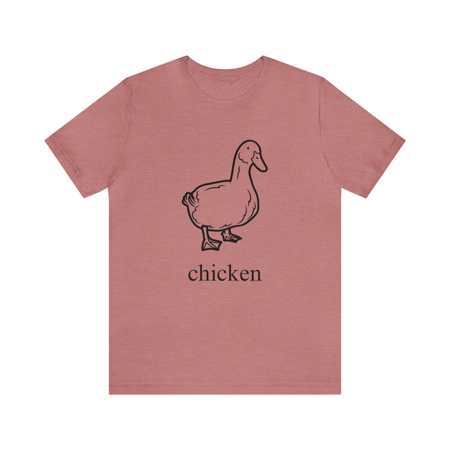 Duck named chicken-Unisex Jersey Short Sleeve Tee