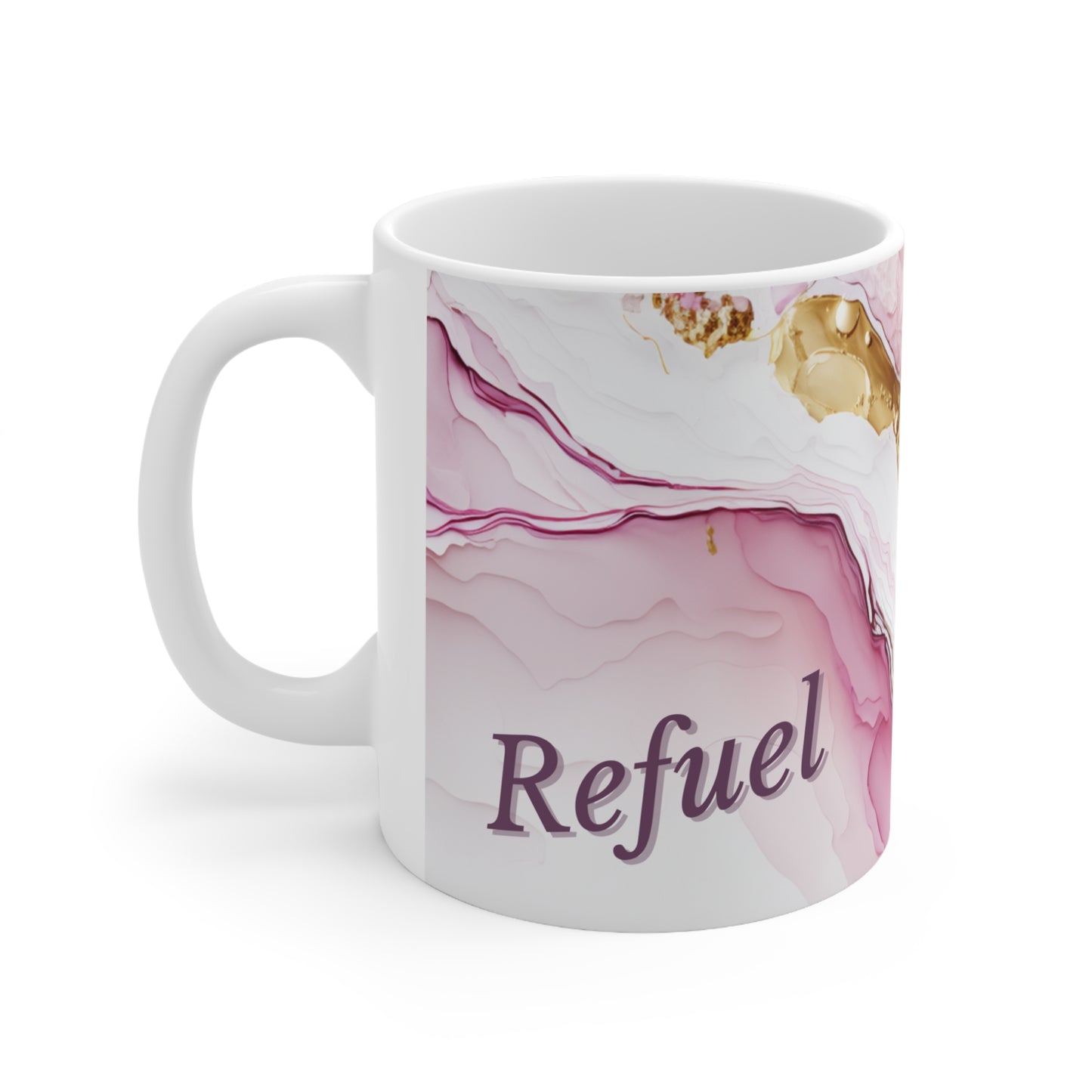 Refuel Pink Gold -Ceramic Mug 11oz