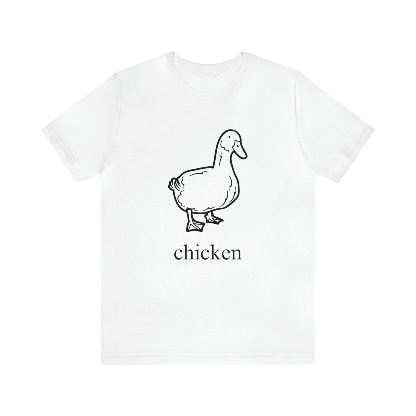 Duck named chicken-Unisex Jersey Short Sleeve Tee