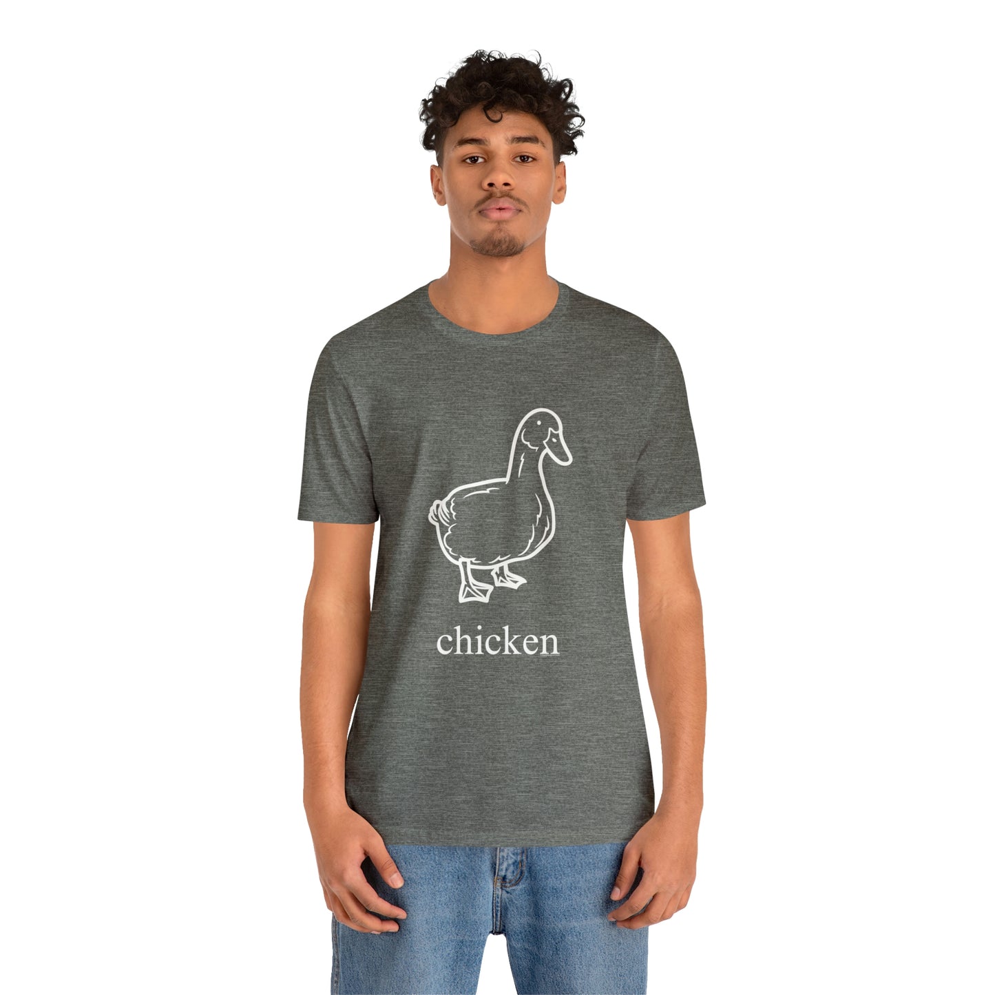 Duck named chicken-Unisex Jersey Short Sleeve Tee