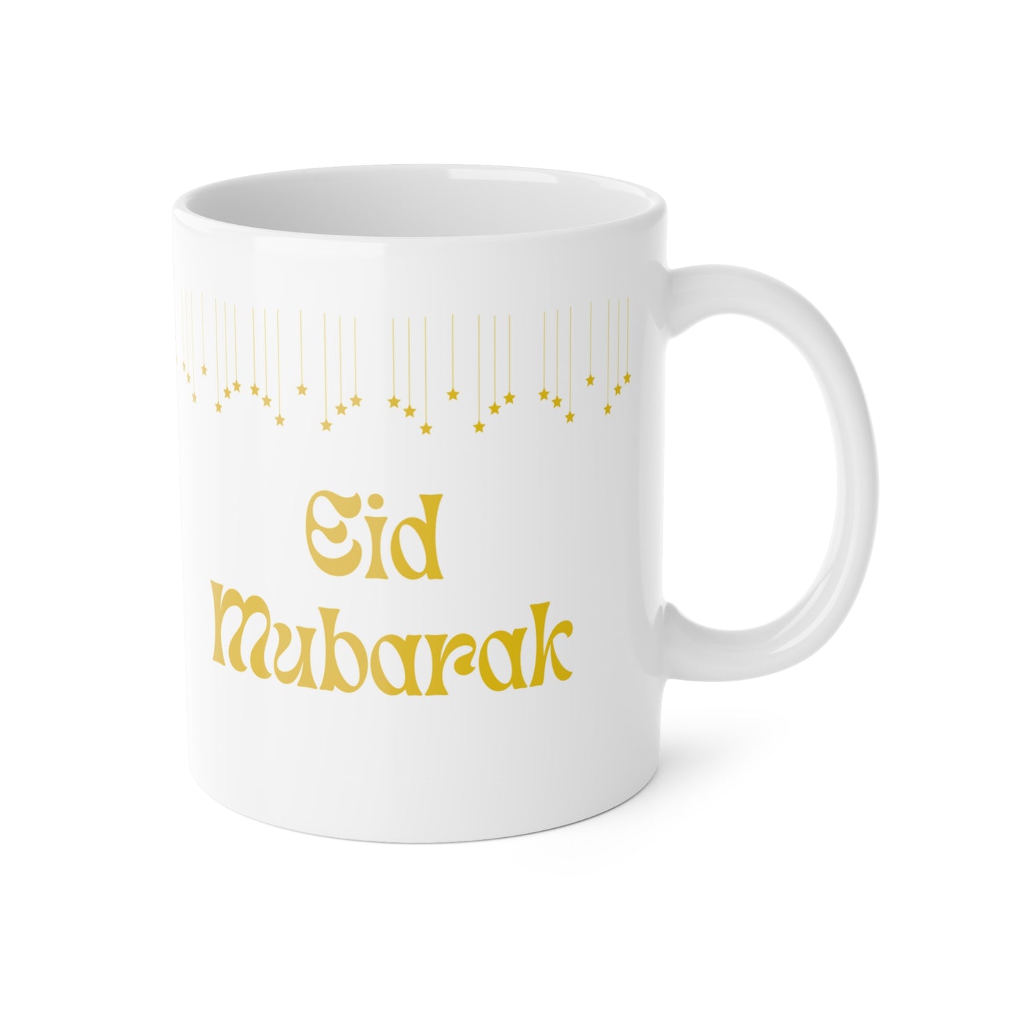 Eid Mubarak White Ceramic Mug, 11oz