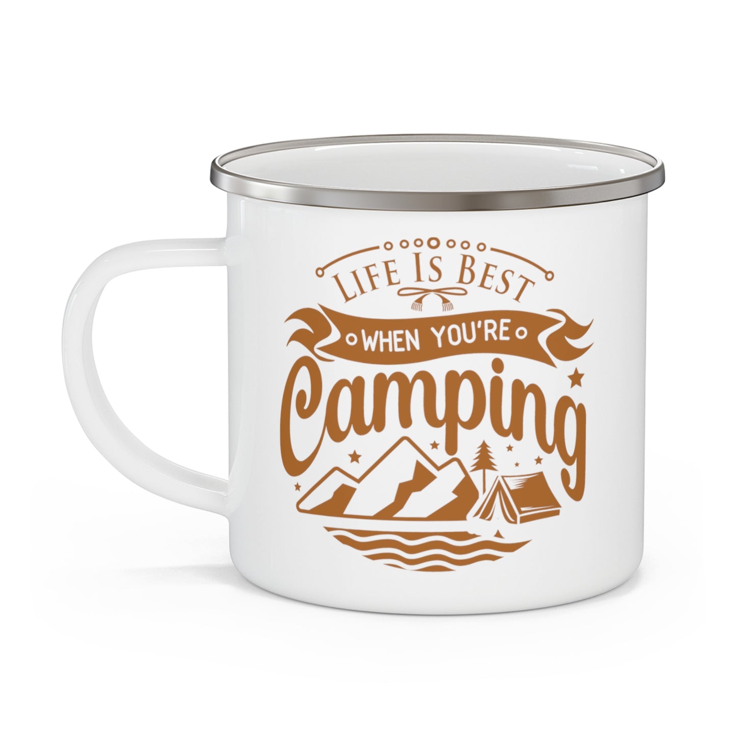 Stainless Steel Enamel Camping Mug