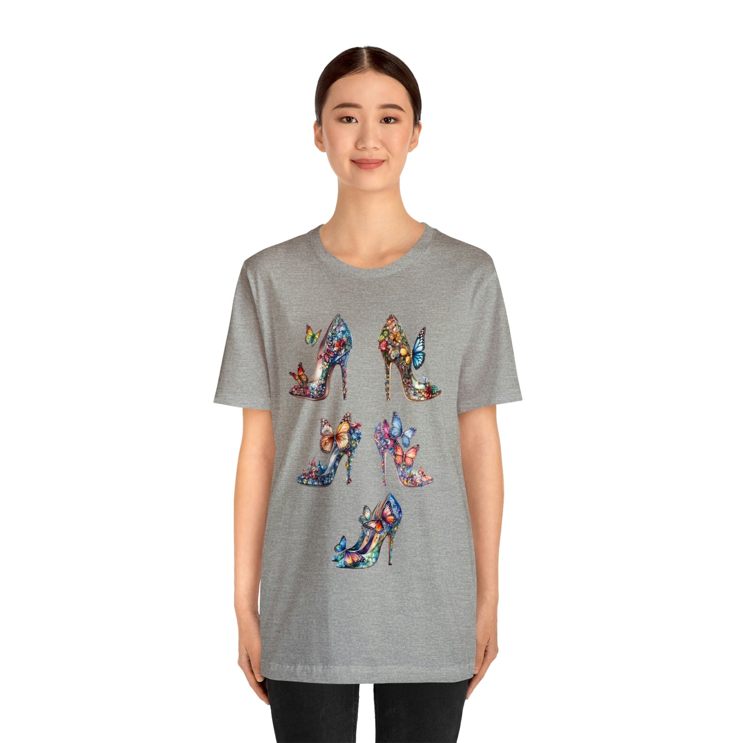 Butterfly Stilettos-Unisex Jersey Short Sleeve Tee