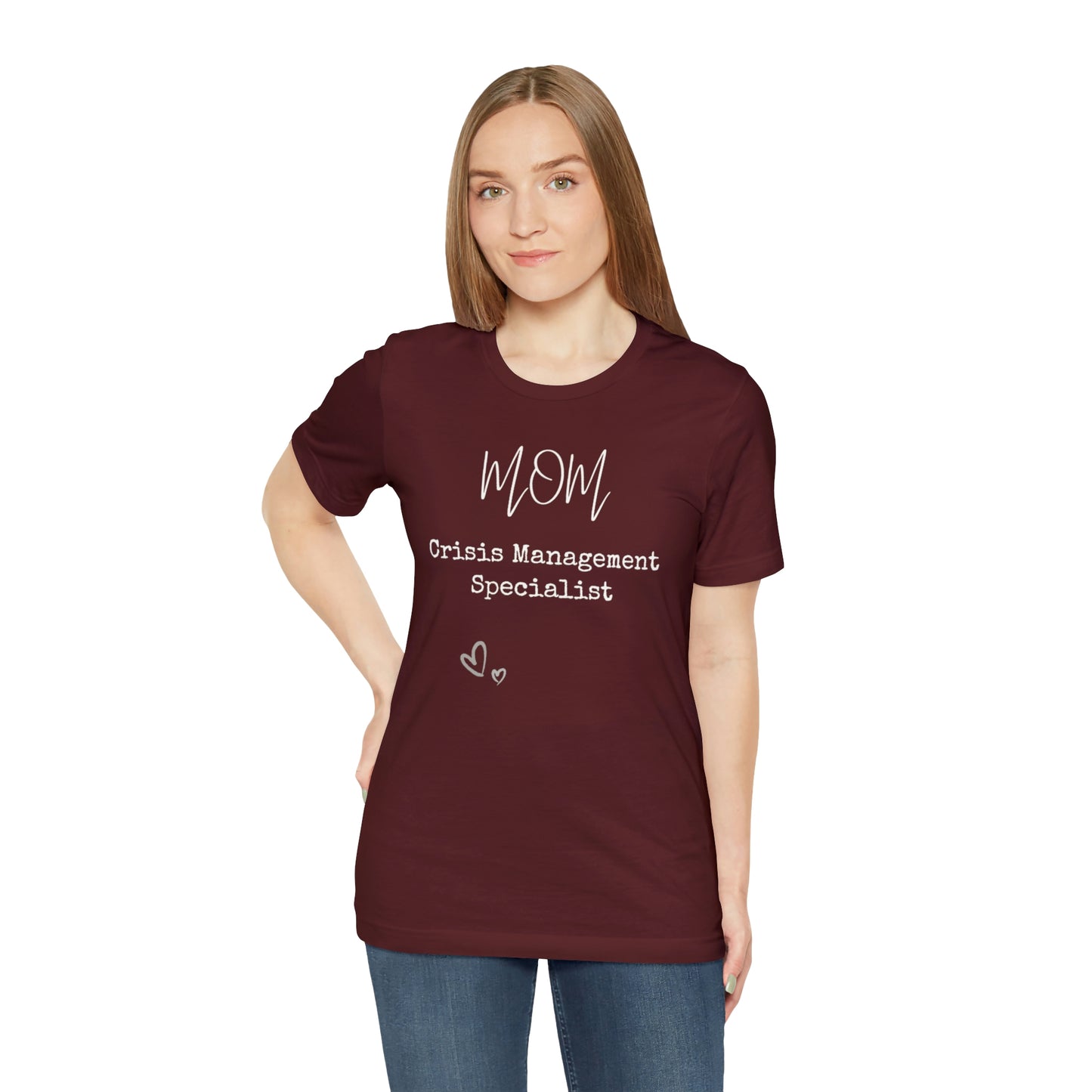 Mom Crisis Management Tshirt-Unisex Jersey Short Sleeve Tee