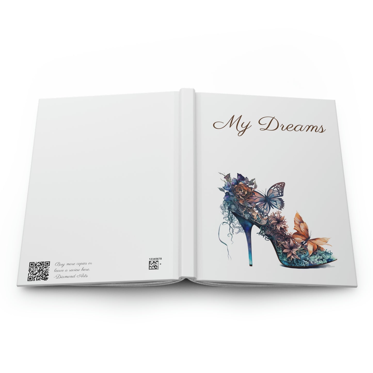 Blue Stilettoes-My Dreams Series Hardcover Journal