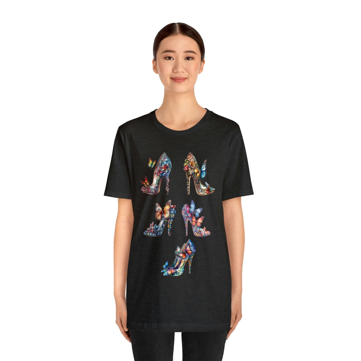 Butterfly Stilettos-Unisex Jersey Short Sleeve Tee