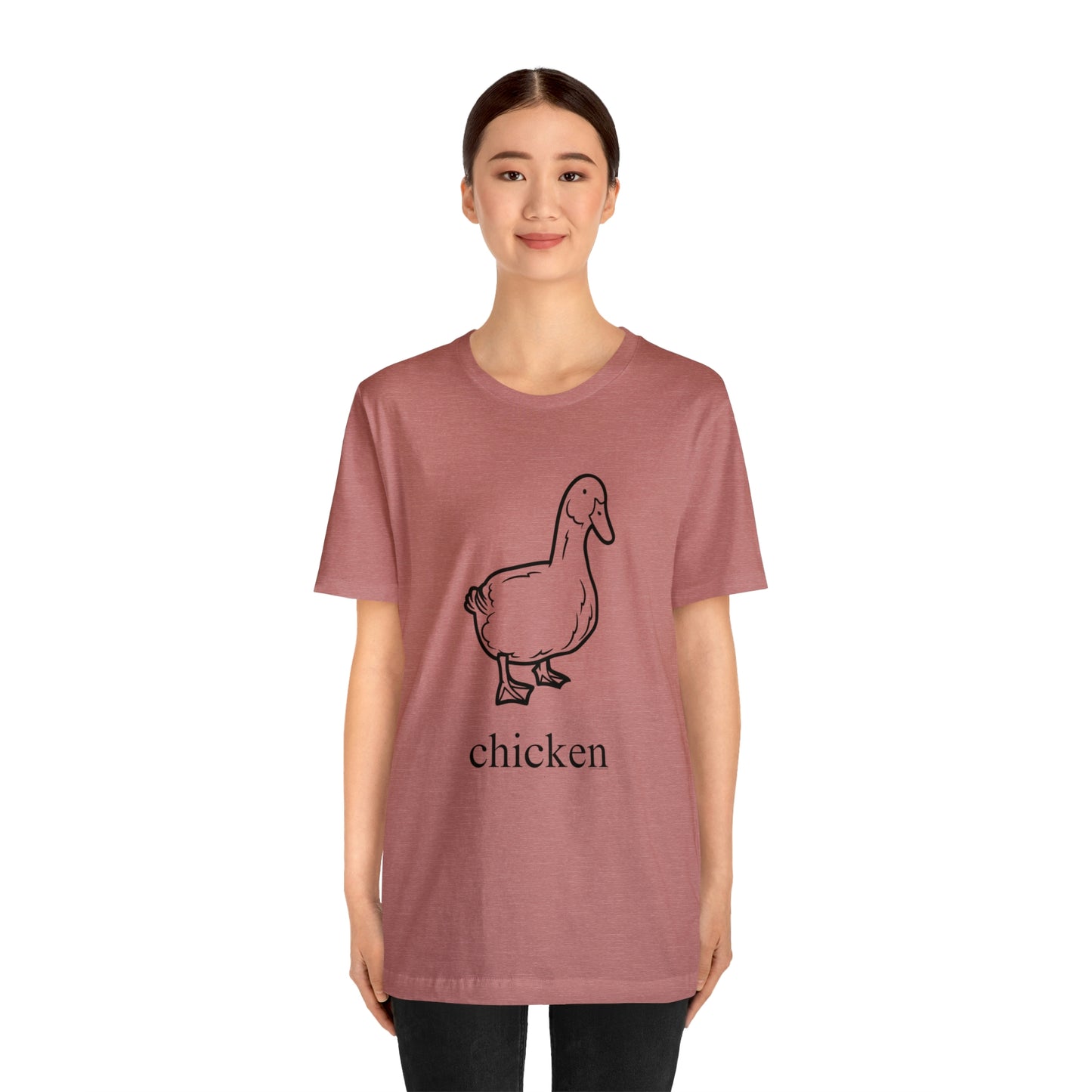 Duck named chicken-Unisex Jersey Short Sleeve Tee