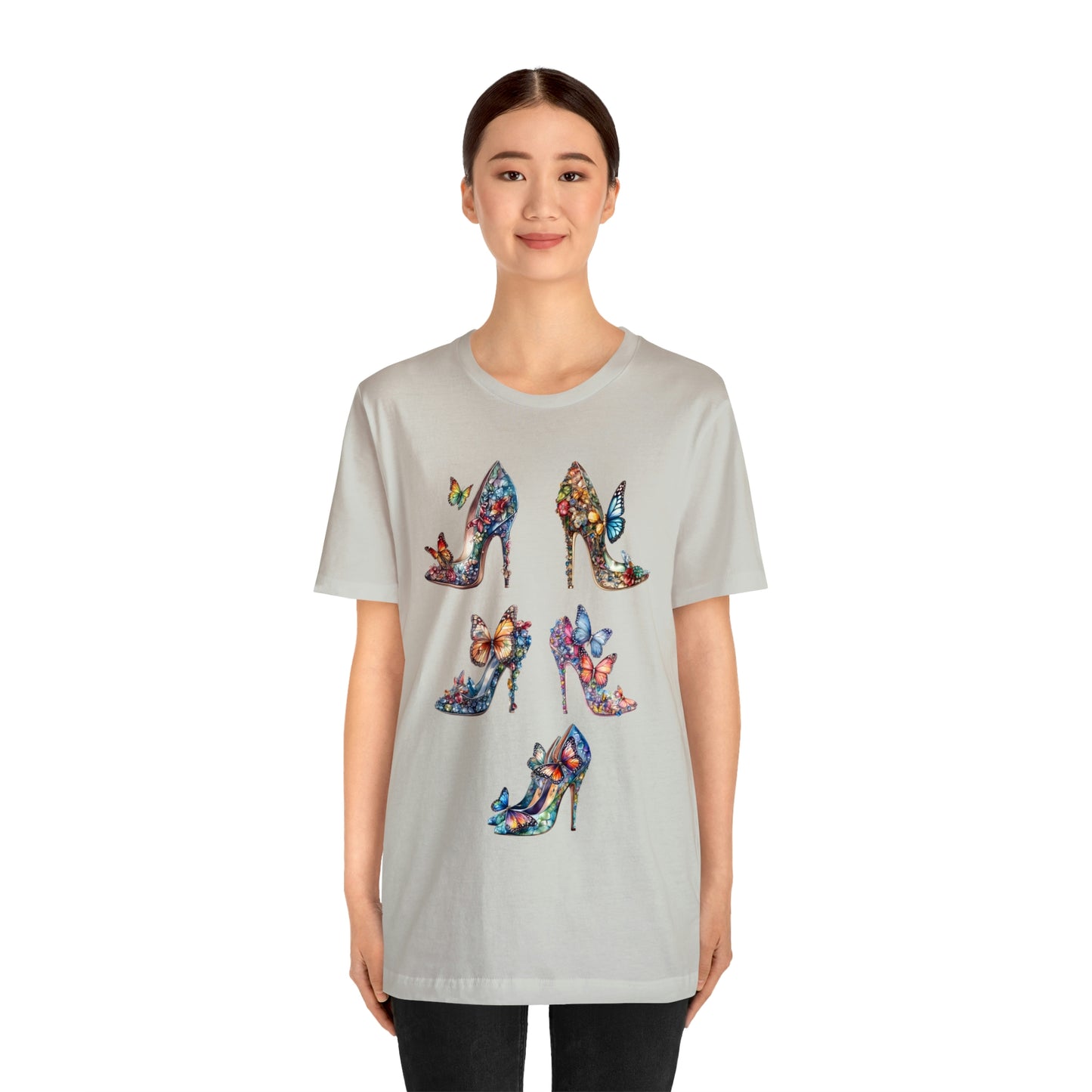 Butterfly Stilettos-Unisex Jersey Short Sleeve Tee