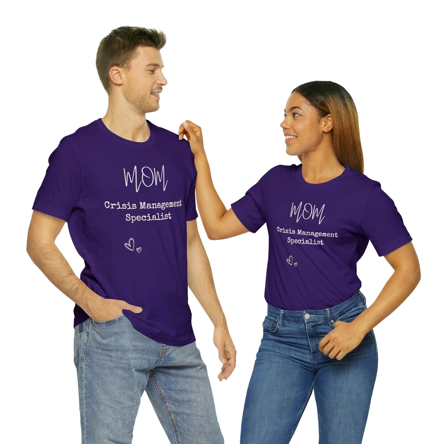 Mom Crisis Management Tshirt-Unisex Jersey Short Sleeve Tee