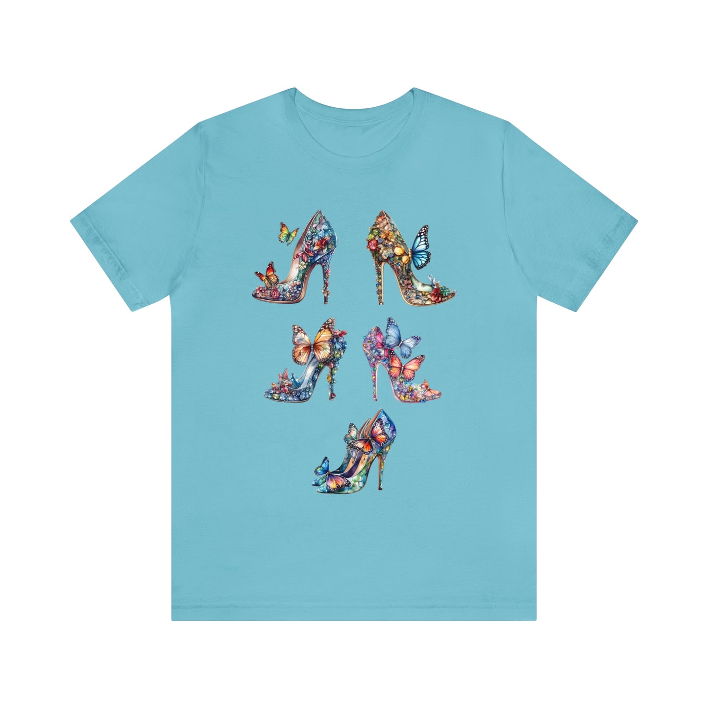 Butterfly Stilettos-Unisex Jersey Short Sleeve Tee