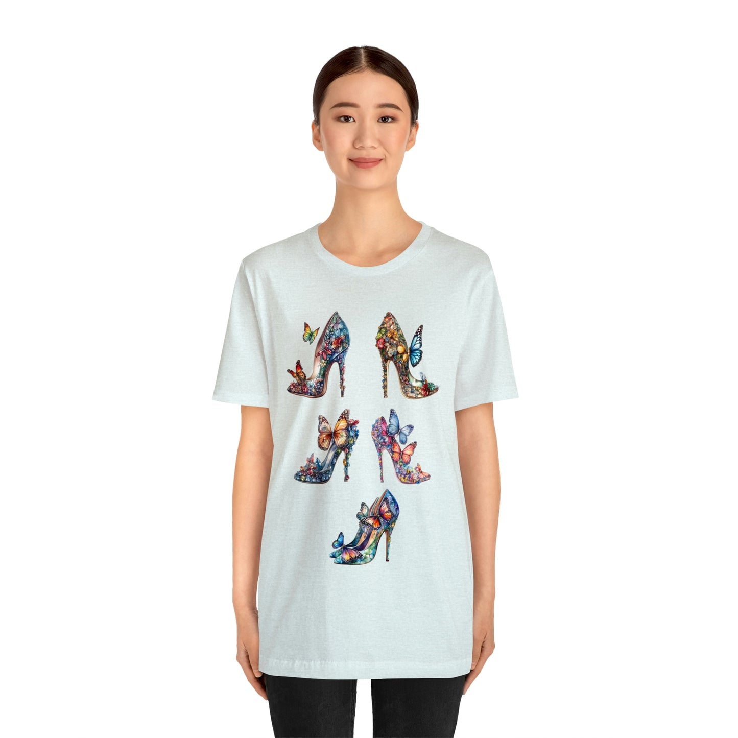 Butterfly Stilettos-Unisex Jersey Short Sleeve Tee