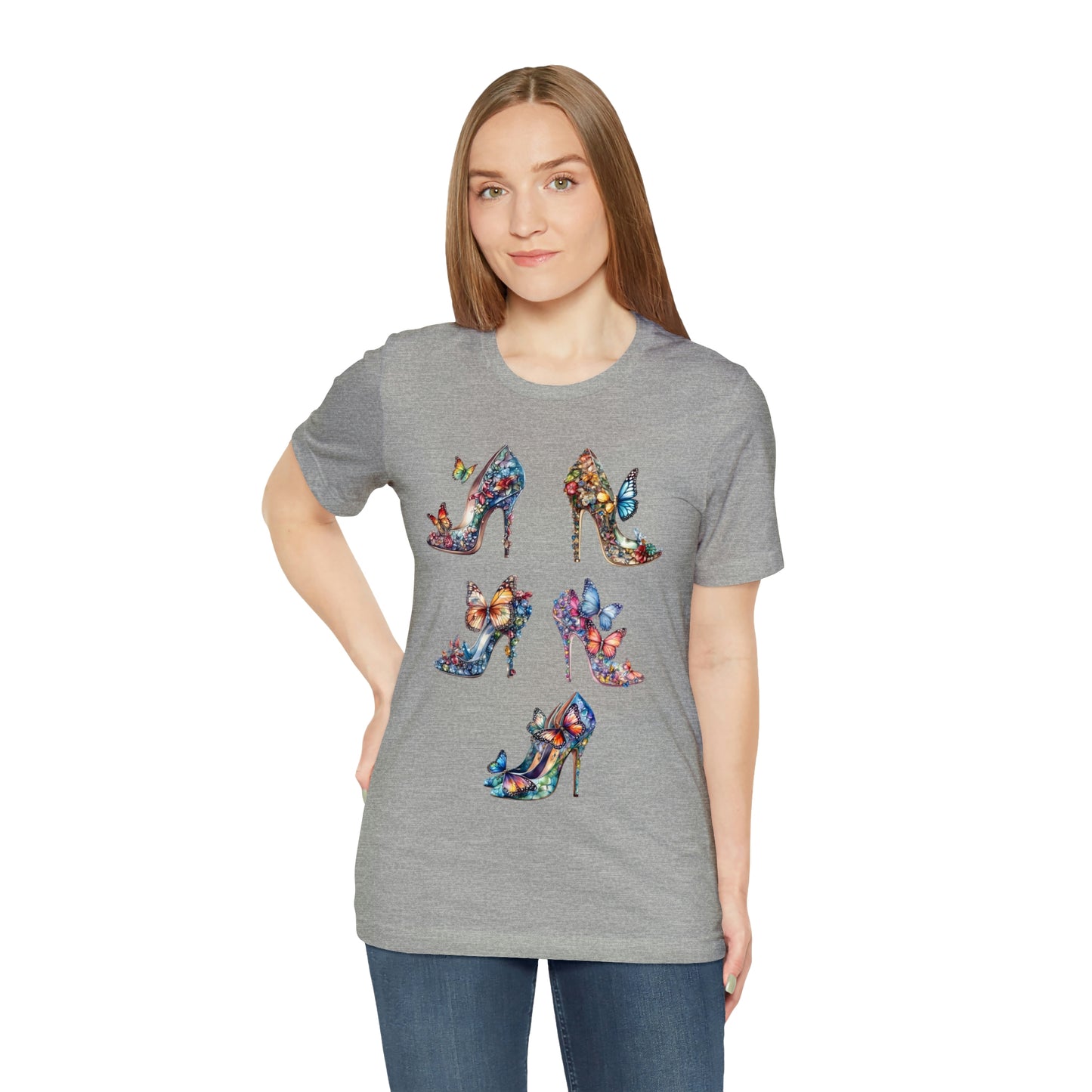 Butterfly Stilettos-Unisex Jersey Short Sleeve Tee