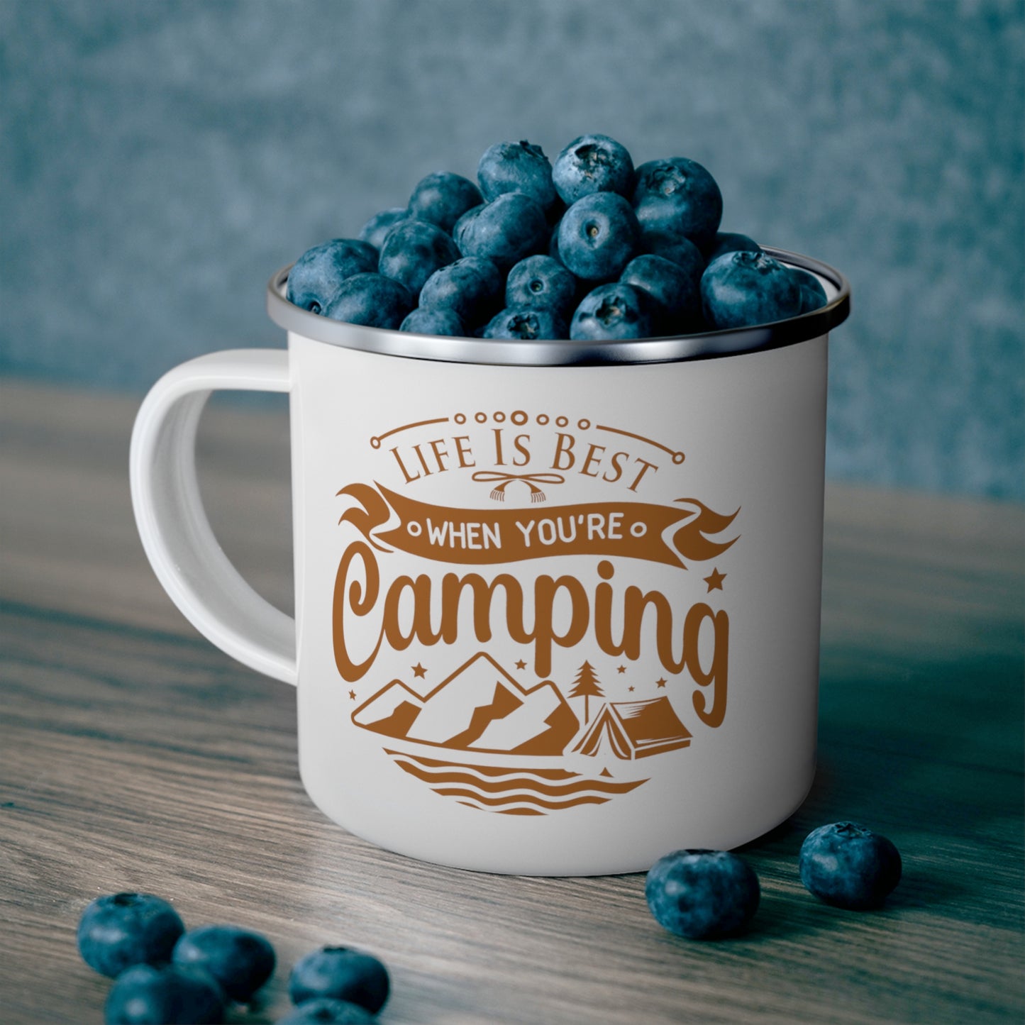 Stainless Steel Enamel Camping Mug