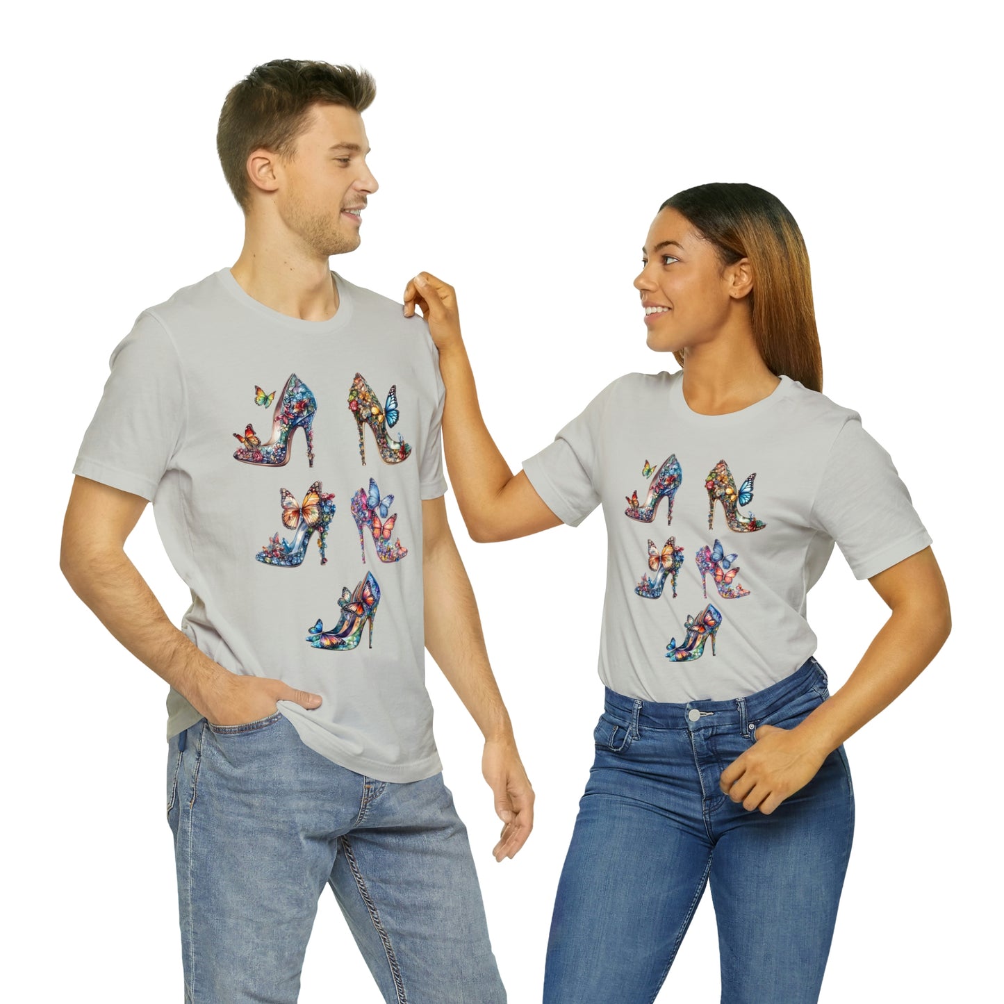 Butterfly Stilettos-Unisex Jersey Short Sleeve Tee