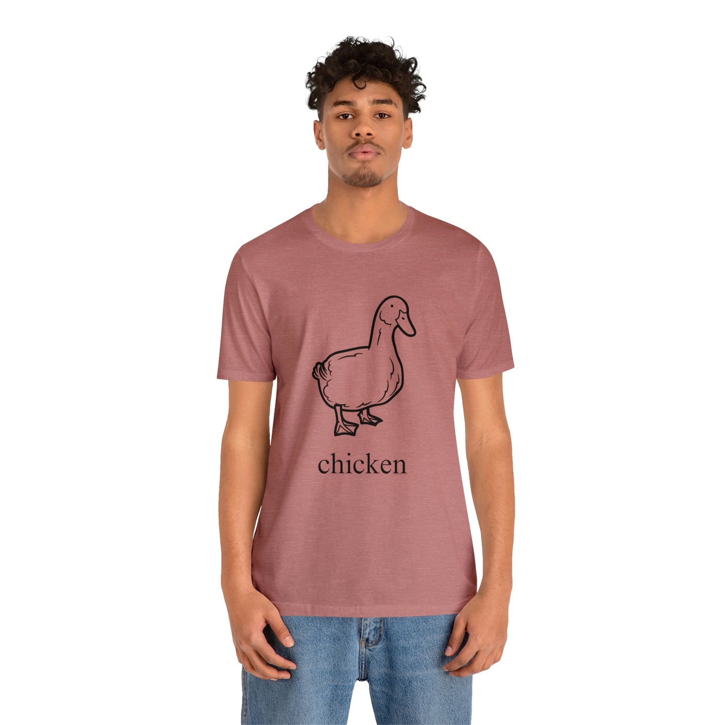 Duck named chicken-Unisex Jersey Short Sleeve Tee