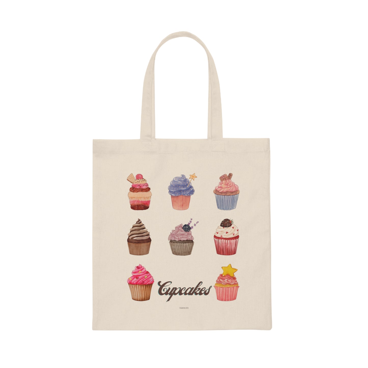 Cupcakes Canvas Tote Bag