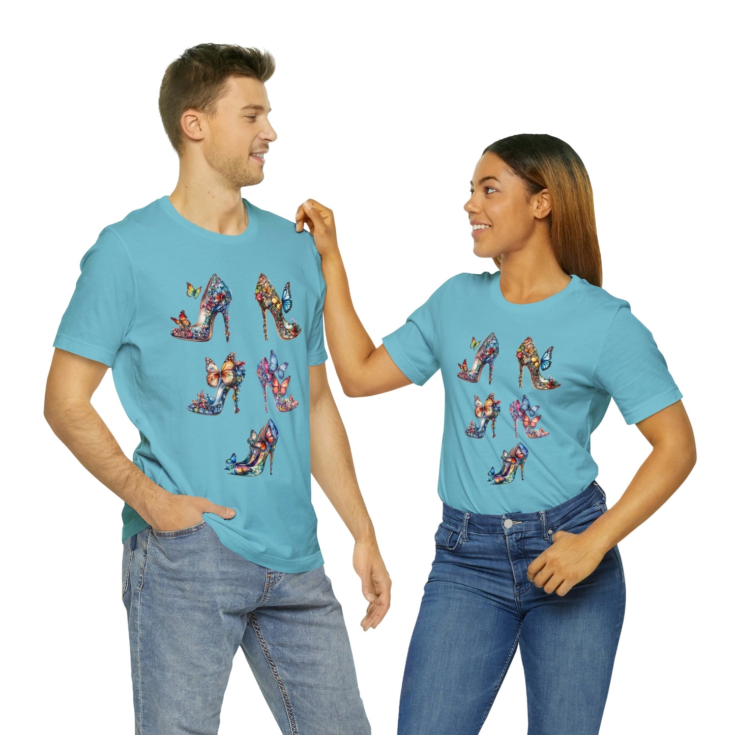 Butterfly Stilettos-Unisex Jersey Short Sleeve Tee