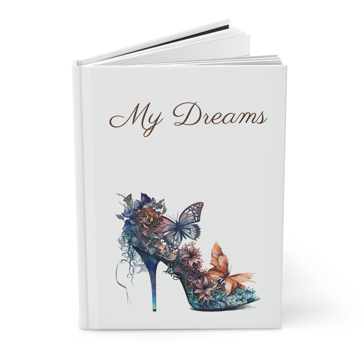 Blue Stilettoes-My Dreams Series Hardcover Journal