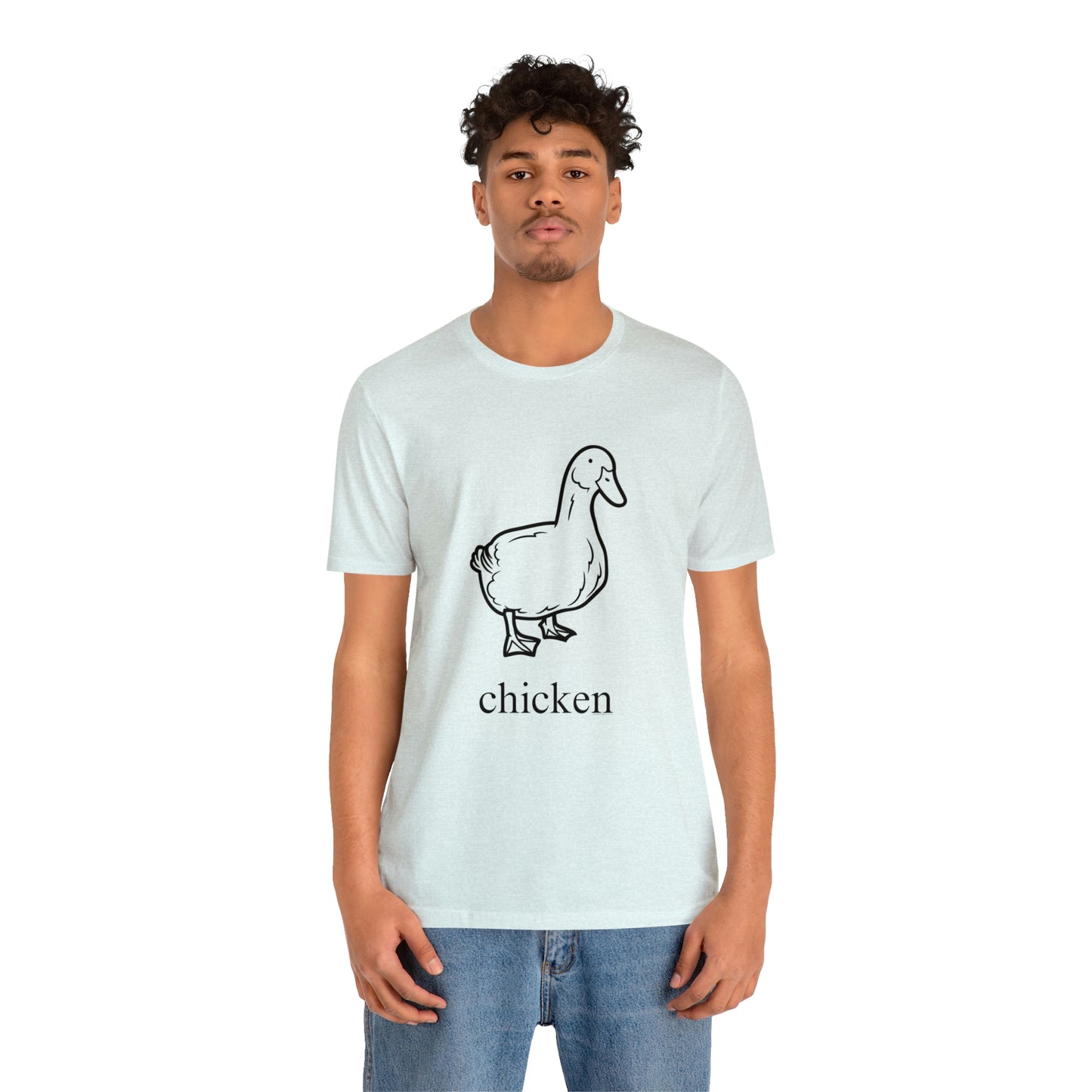 Duck named chicken-Unisex Jersey Short Sleeve Tee