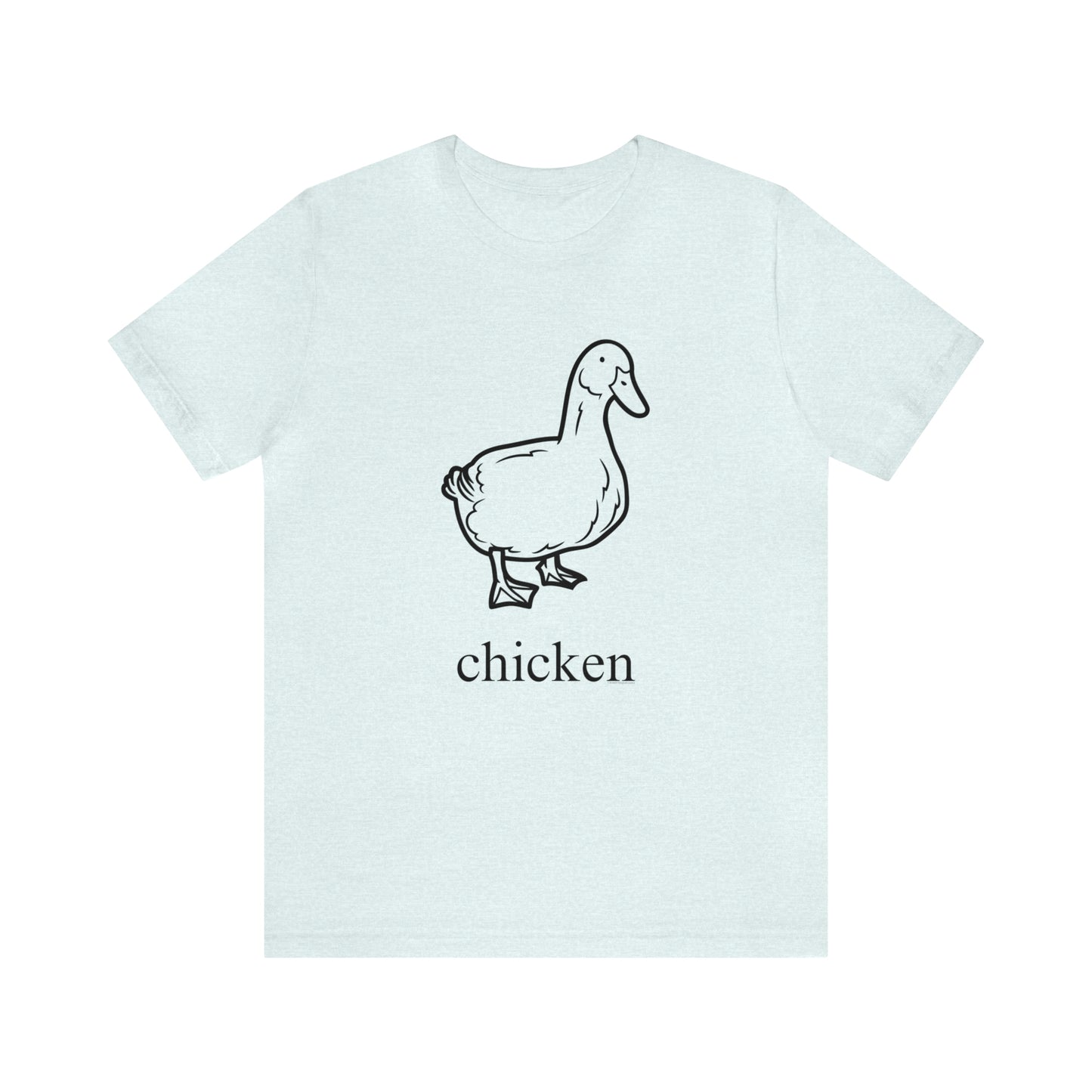 Duck named chicken-Unisex Jersey Short Sleeve Tee