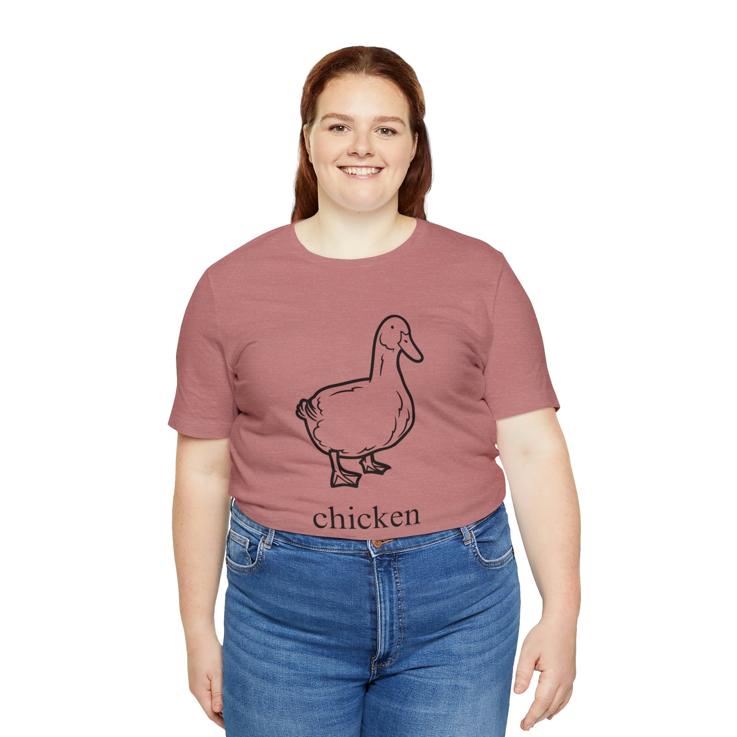 Duck named chicken-Unisex Jersey Short Sleeve Tee