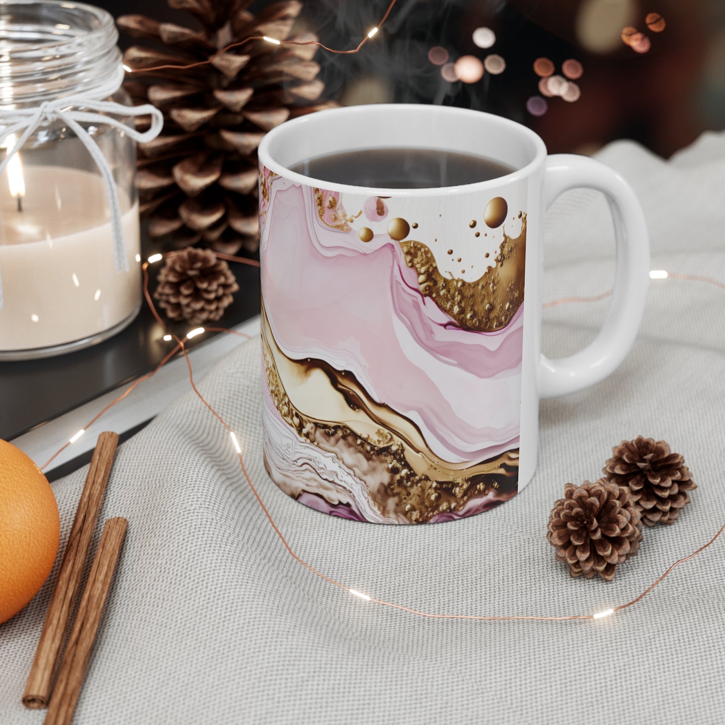 Refuel Pink Gold -Ceramic Mug 11oz