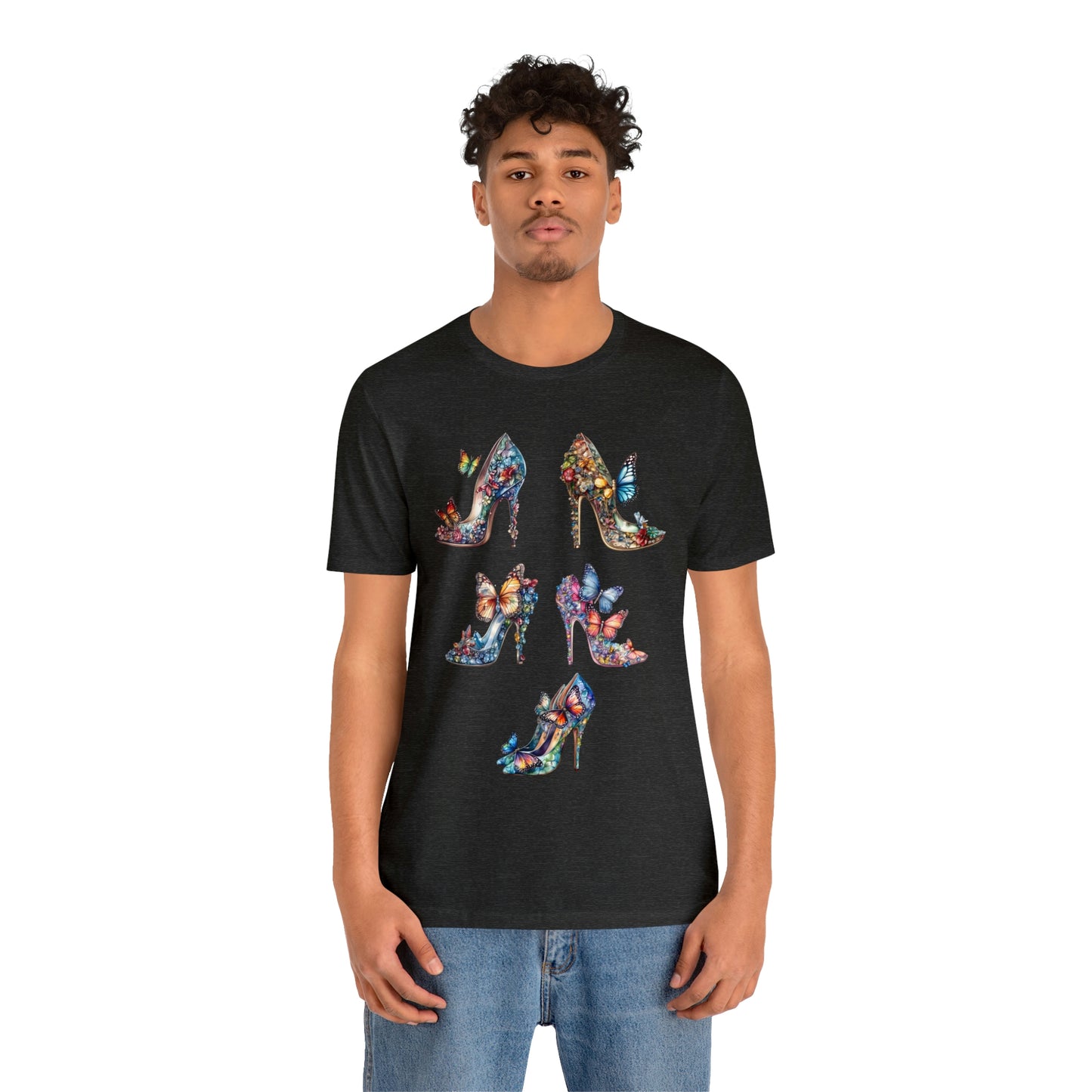 Butterfly Stilettos-Unisex Jersey Short Sleeve Tee