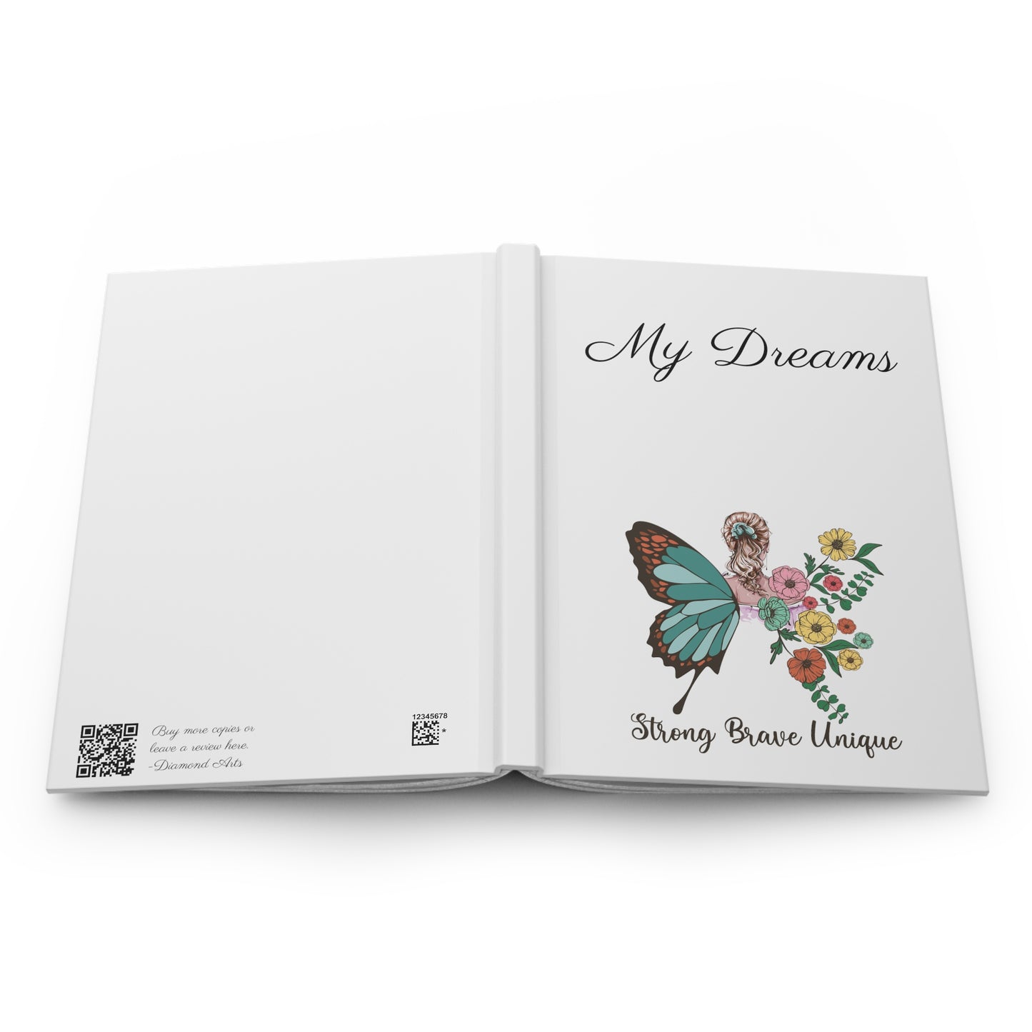 Butterfly-My Dreams Series Hardcover Journal