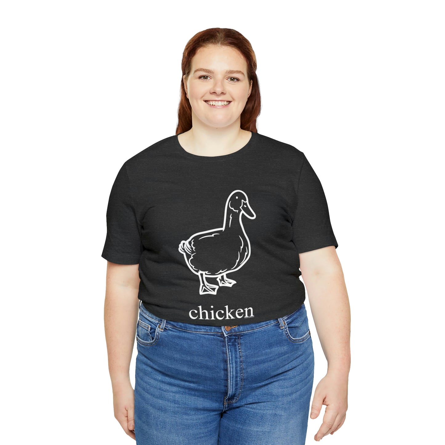 Duck named chicken-Unisex Jersey Short Sleeve Tee