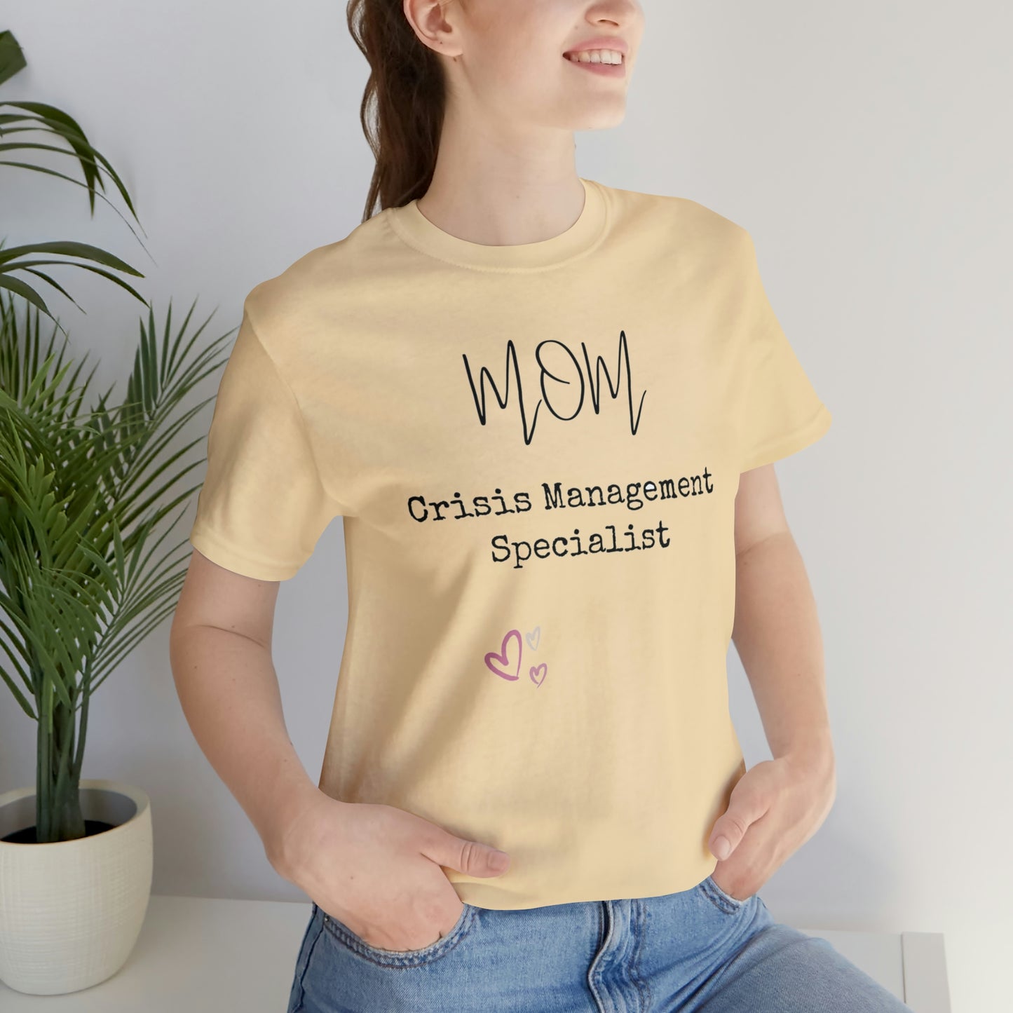 Mom Crisis Management Tshirt-Unisex Jersey Short Sleeve Tee